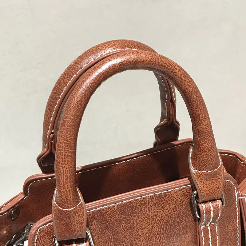 Retro Korean Style Handheld Crossbody Bag