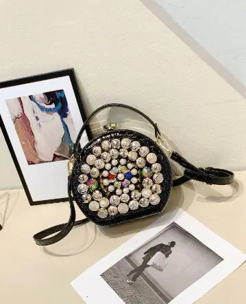 Pearl Round Makeup Bag