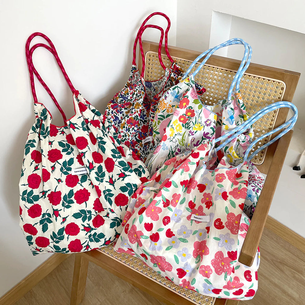 Floral Canvas Eco bag