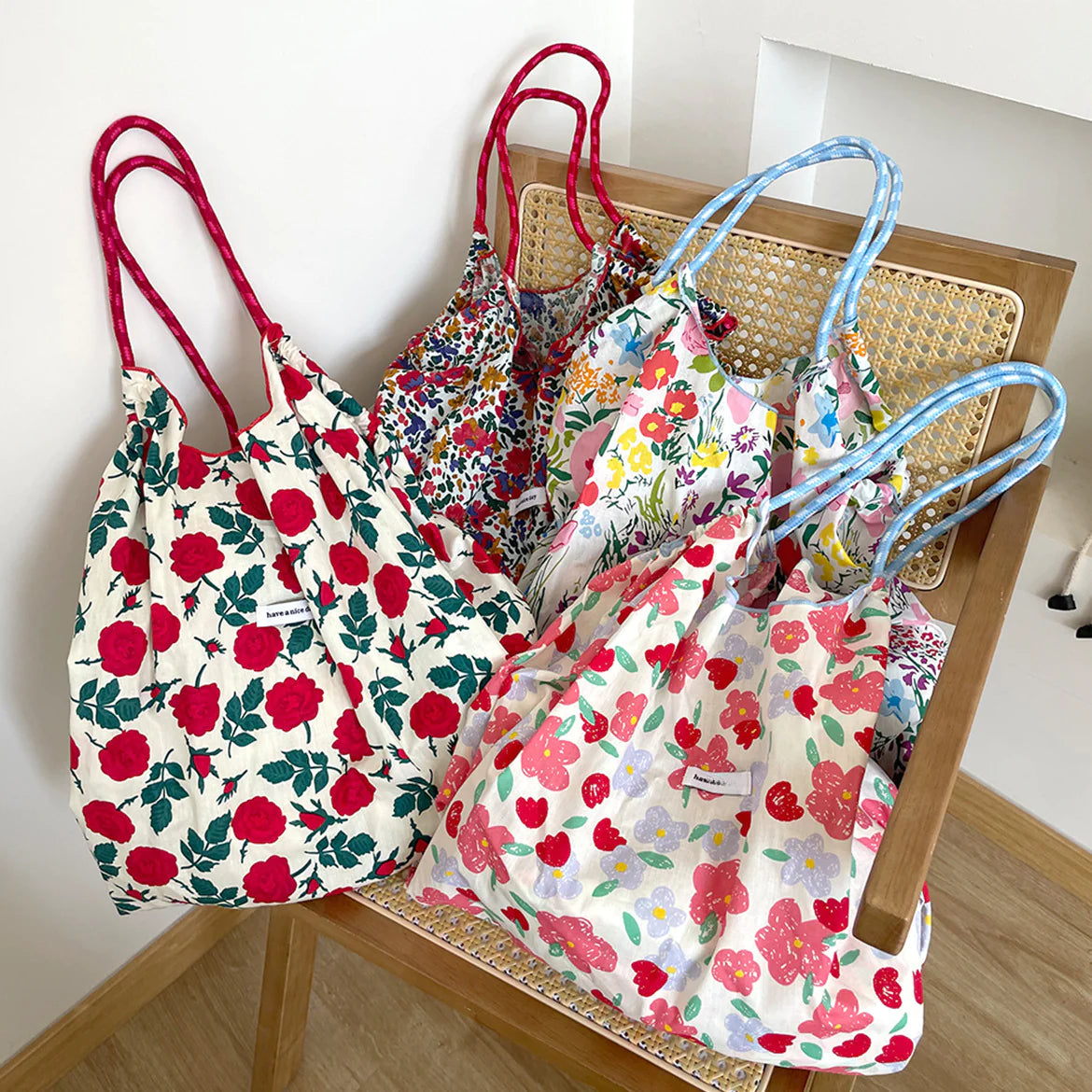 Floral Canvas Eco bag