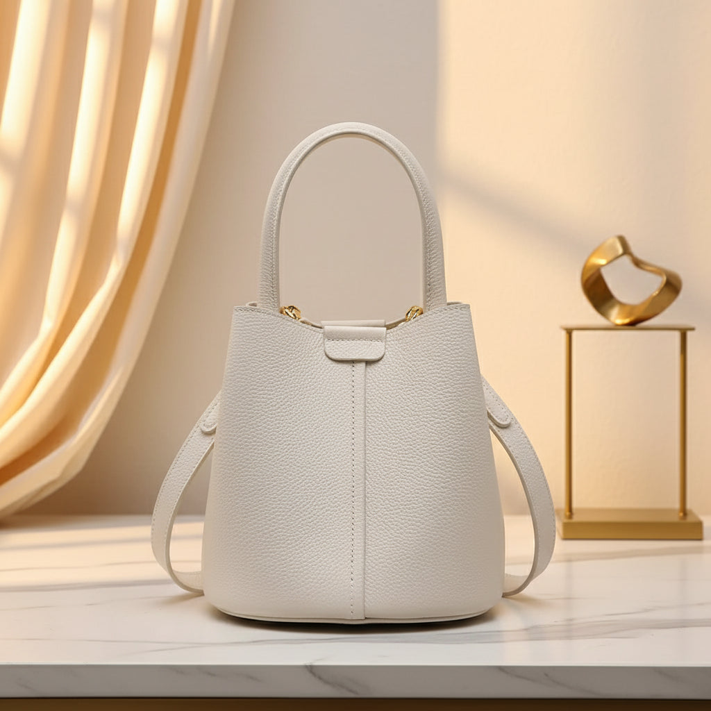 Elegant Crossbody Bucket Bag