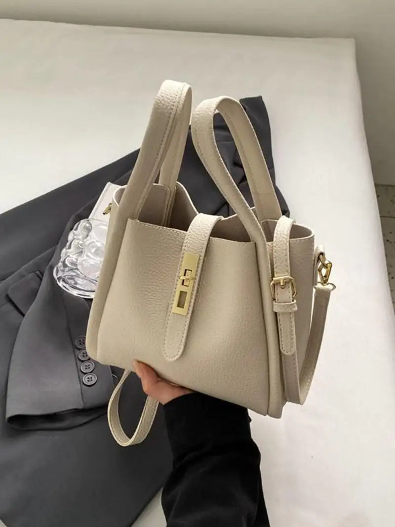 LUXE Leather Bucket Bag