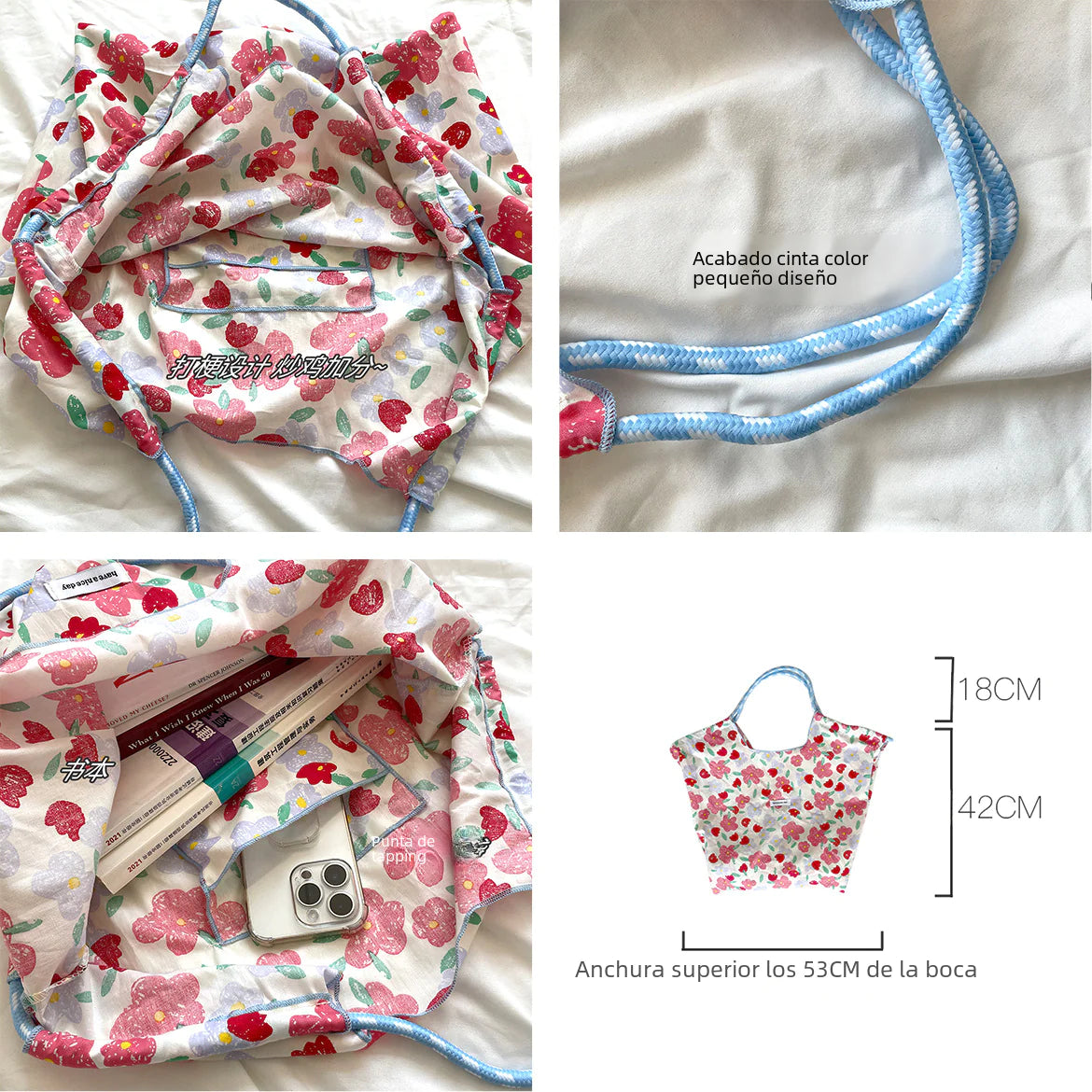 Floral Canvas Eco bag
