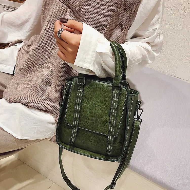 Retro Korean Style Handheld Crossbody Bag