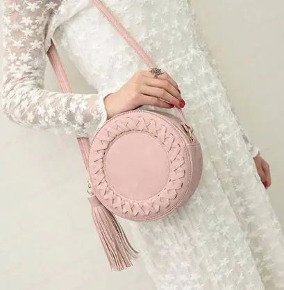 Fringe Round Bag